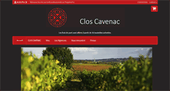 Desktop Screenshot of clos-cavenac.com